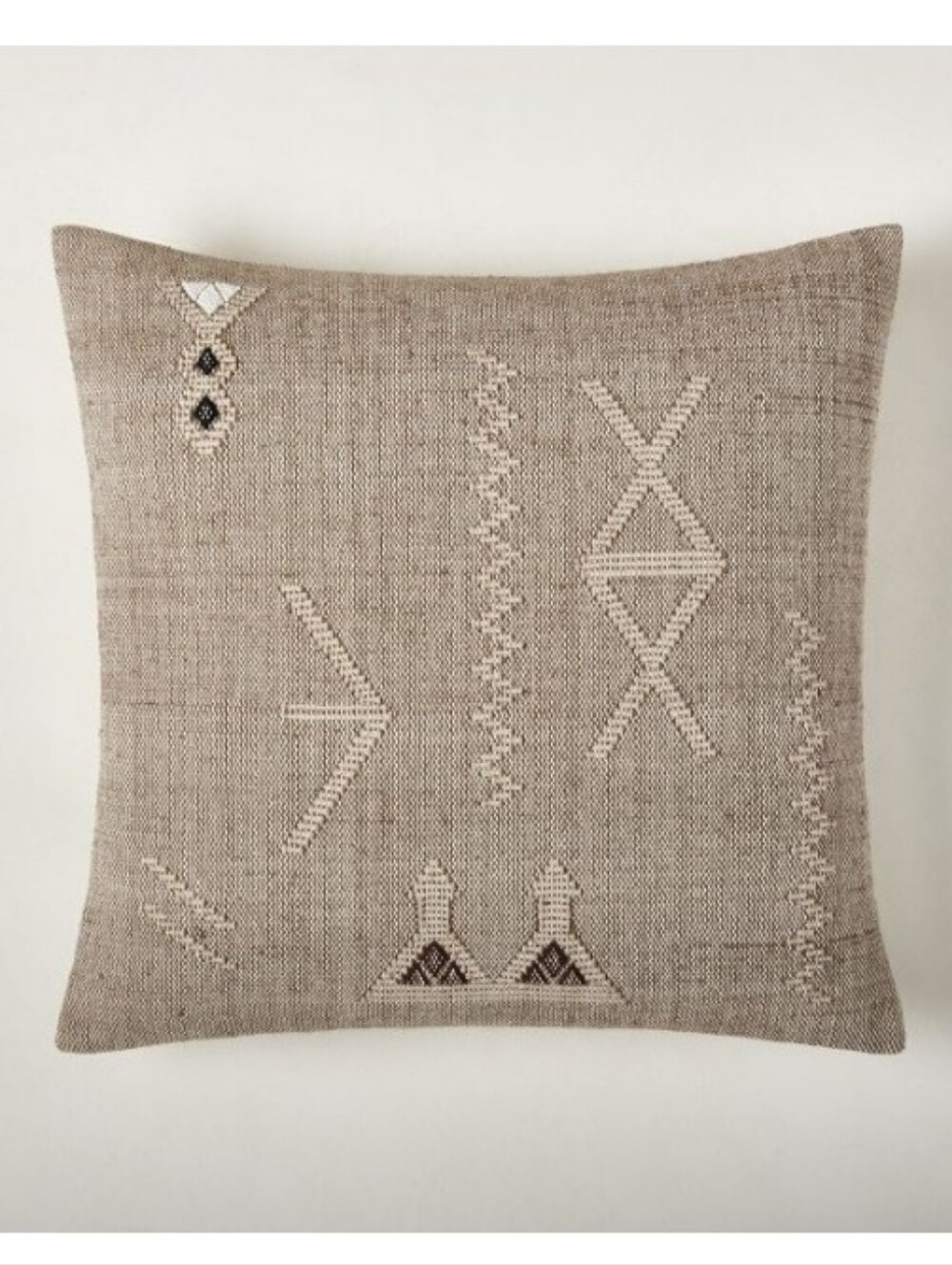 Moroccan Woven Pillow Cover West Elm 20 X 20 Inches Boho Textured (Cover Only)